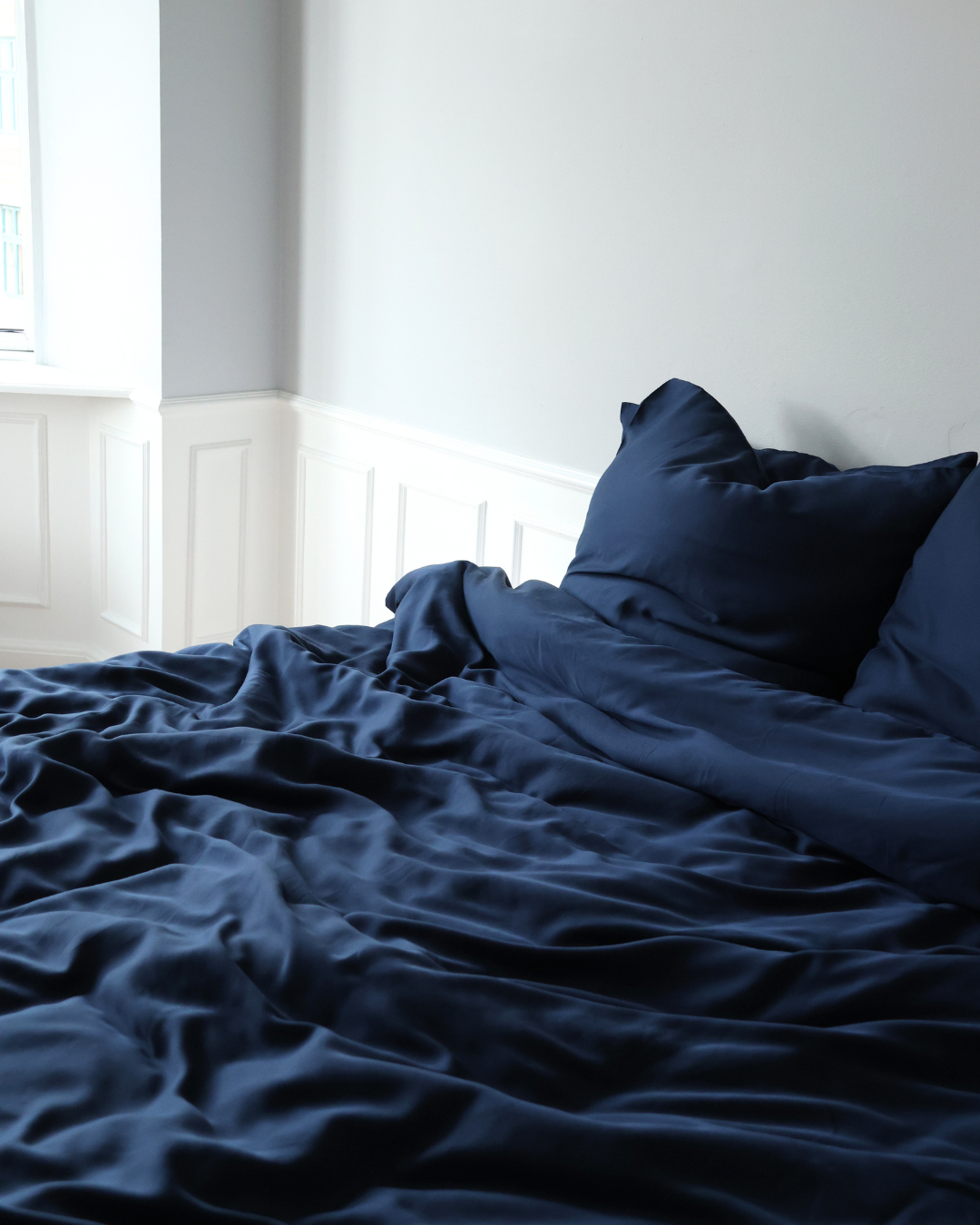 Bambussengetøj | Navy blue