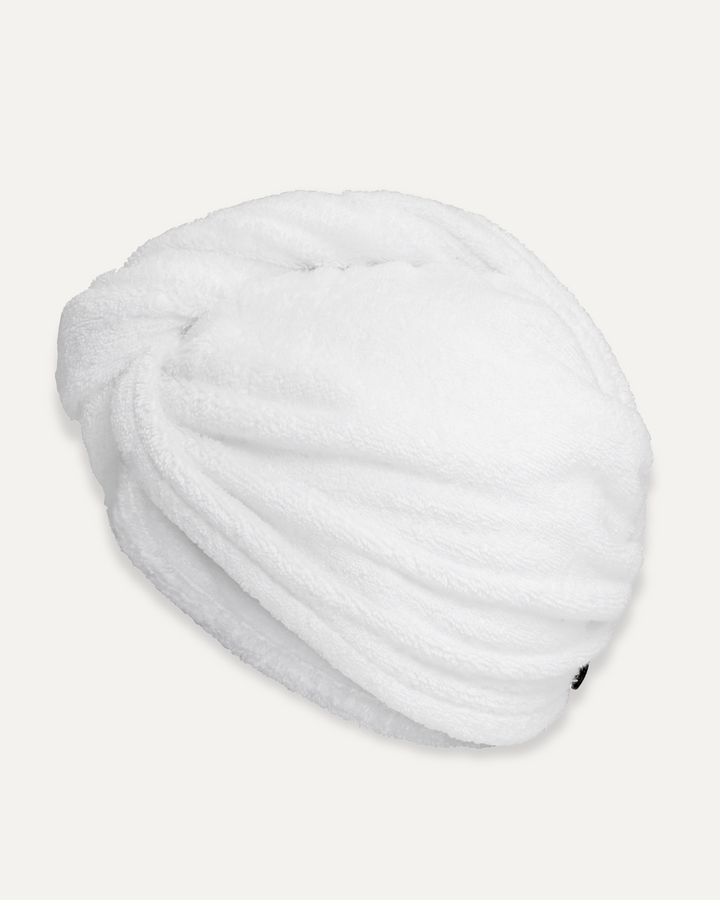 Bambus hårturban | White