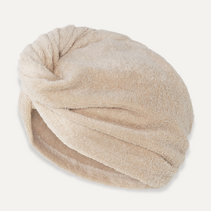Bambus hårturban | Beige