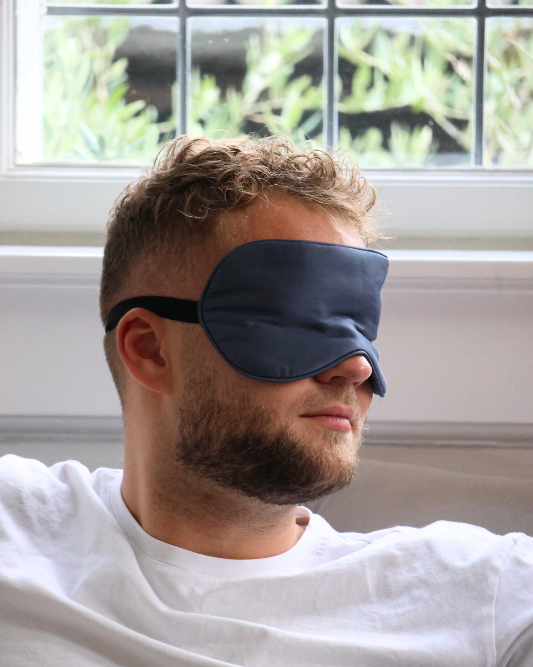 Bambus sovemaske | Royal blue