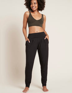 Bambus yogabukser | Sort